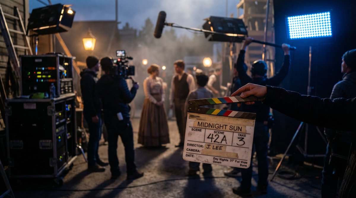 每日看料视频-影视拍摄现场